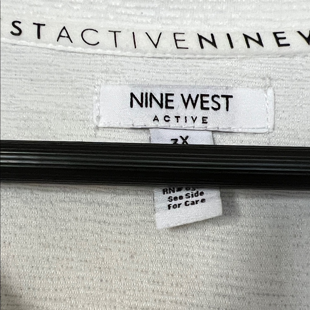 Nine West White Women's Sweatshirt - Picture 2 of 5